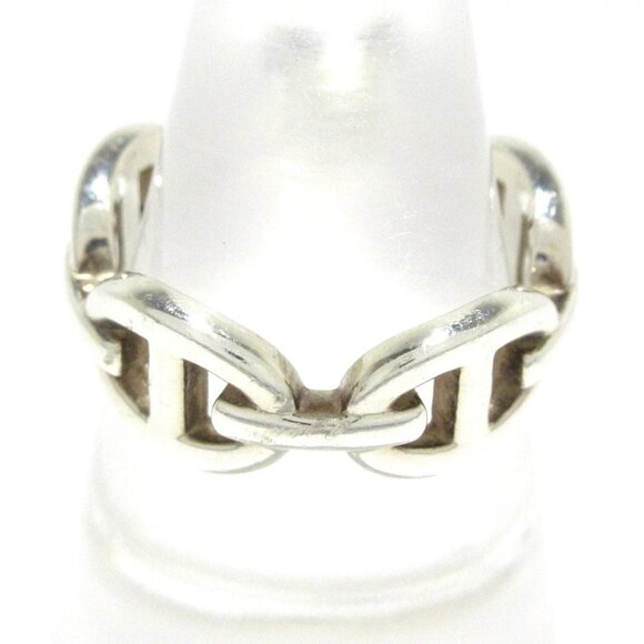 Auth HERMES Chaine D'ancre - Silver None Ring #6 - Picture 1 of 6